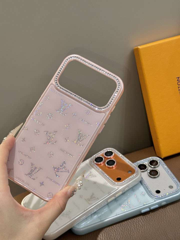 ルイヴィトン iphone18promaxケース 鎏金加工