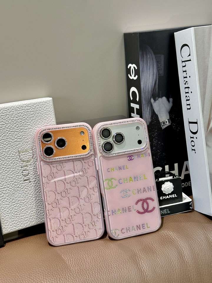 CHANEL iphone18proケース 背面 ガラス