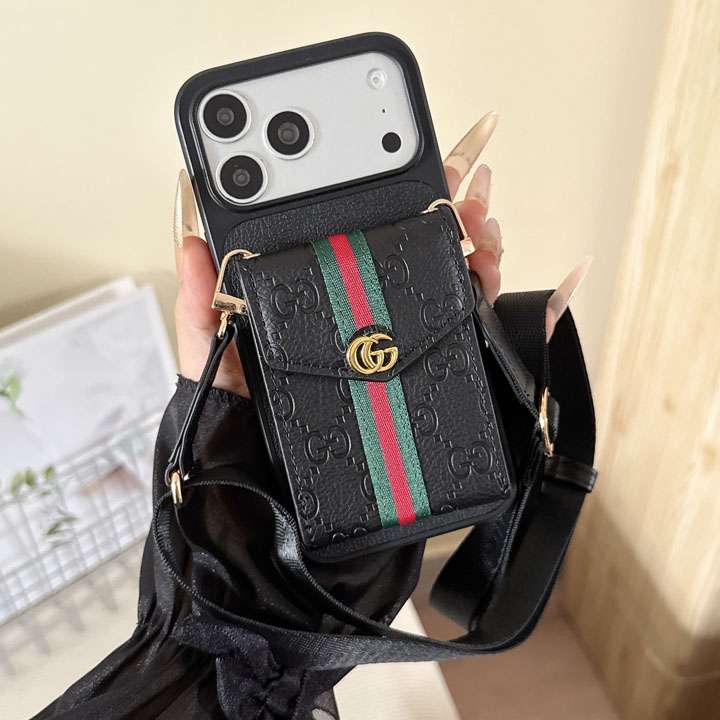 Gucci ダブルＧロゴ iphone18proケース カード収納