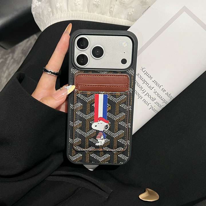 goyard iphone18promax カードケース レザー