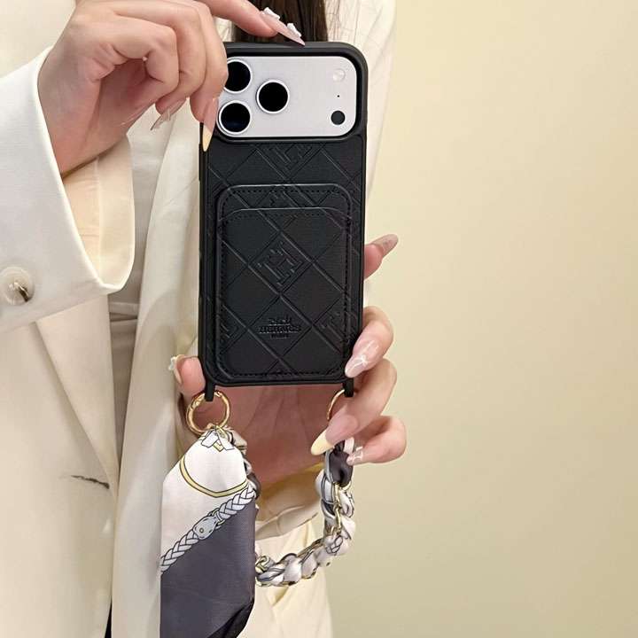 エルメス iphone18promaxケース チェック柄
