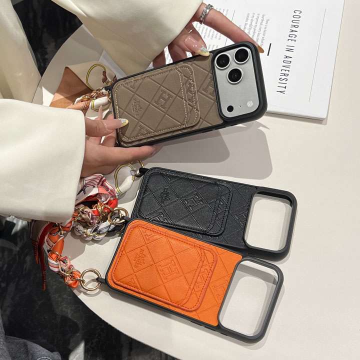エルメス iphone18promaxケース エンボスレザー