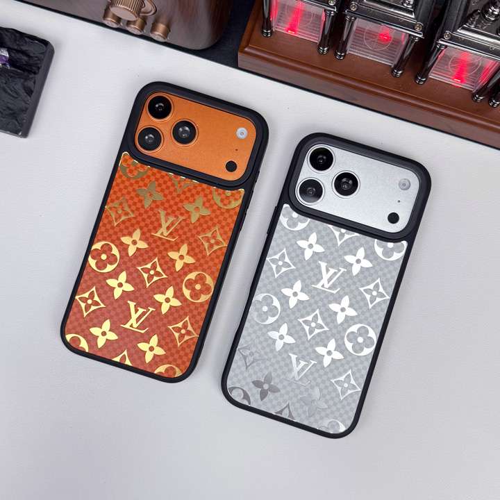 ヴィトン iphone18proケース ホットスタンプ シルバー