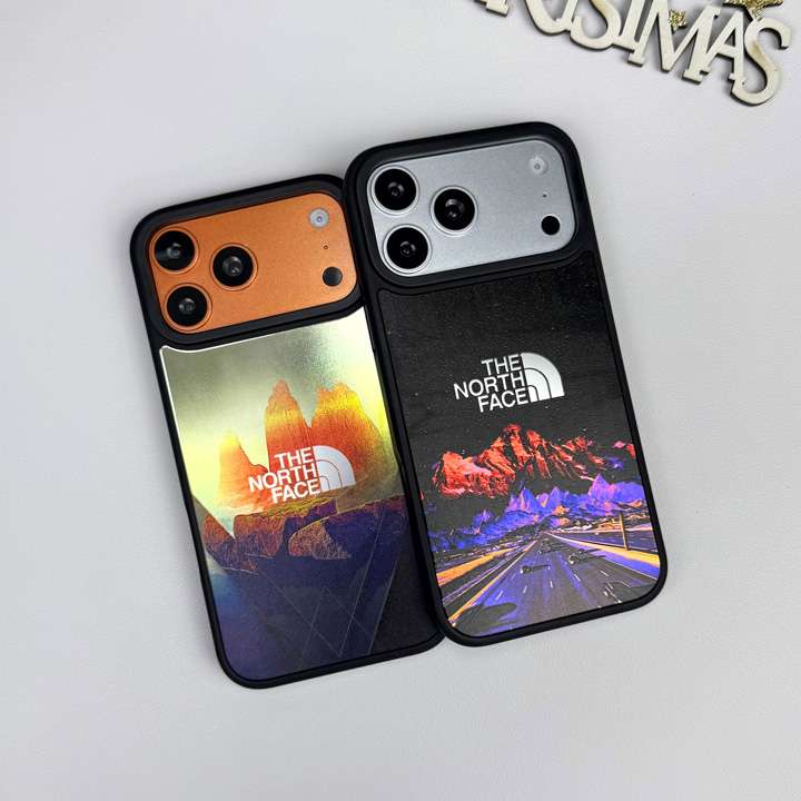ノースフェイス iphone18promaxケース アウトドア イラスト