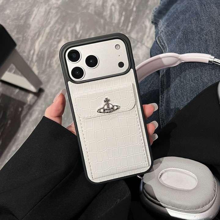 ウエストウッド iphone18promaxケース 土星 メタルロゴ