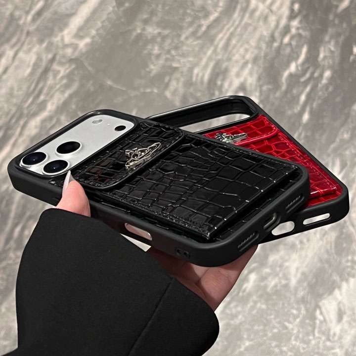 ウエストウッド iphone18promaxケース 土星 メタルロゴ