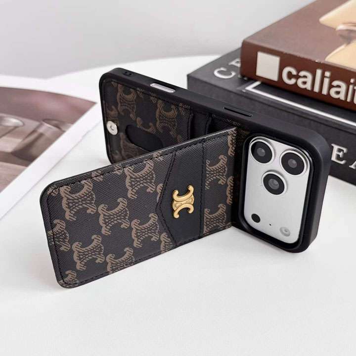 celine iphone18proケース 名刺 入れ