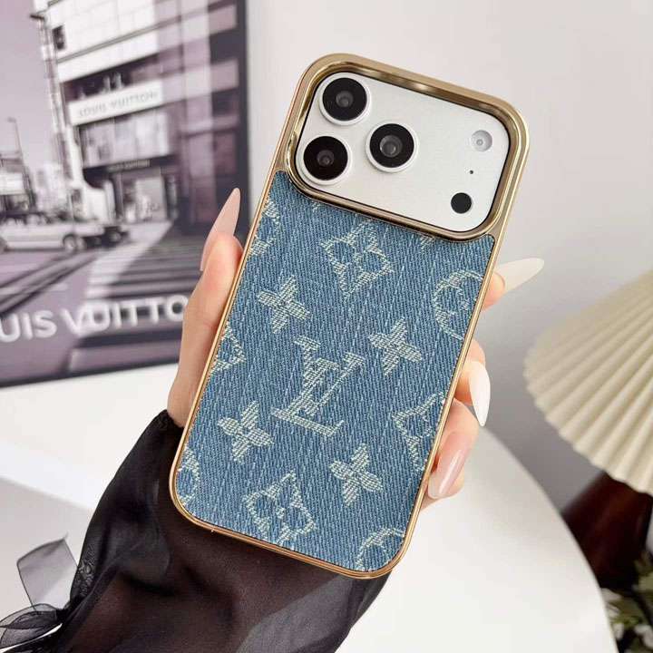 Vuitton iphone18ケース デニム柄