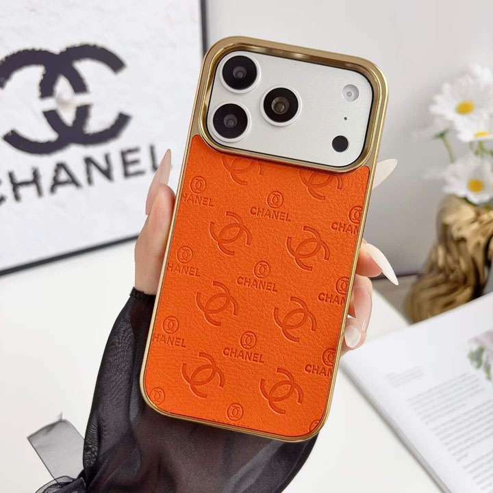 chanel iphone18pro ケース エンボスレザー