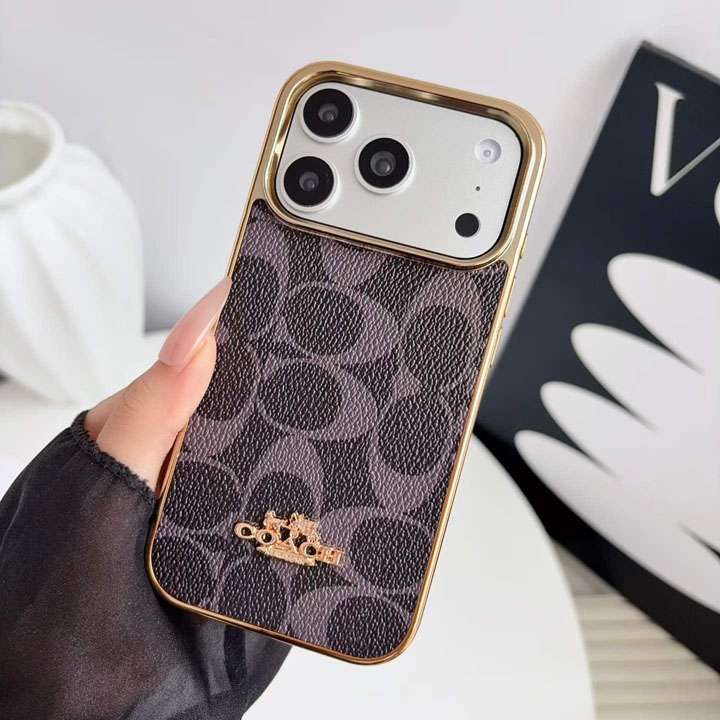 コーチ 電気メッキ iphone18promaxケース