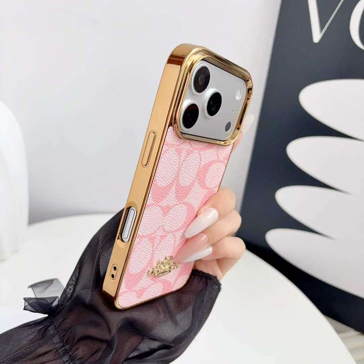 コーチ 電気メッキ iphone18promaxケース