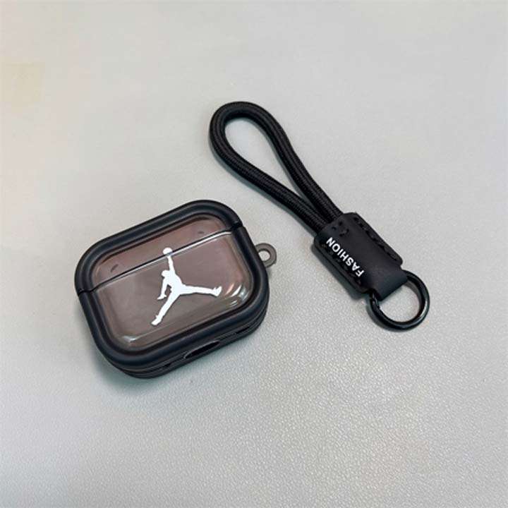 ナイキairpods5ケース ストラップ付き 紛失防止