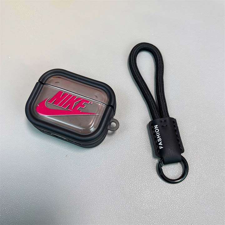 ナイキairpods5ケース ストラップ付き 紛失防止