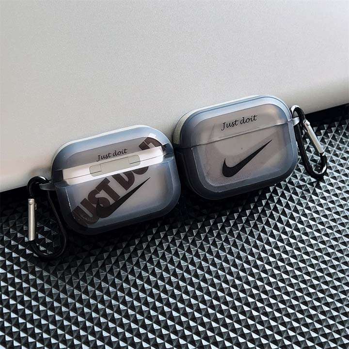 nike airpods5ケース カラビナ付き