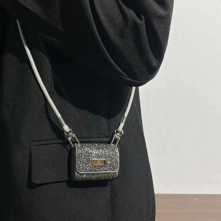 swarovski airpods5 ケース ラインストーン