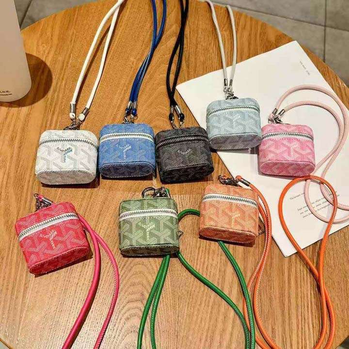 Goyard airpods 5 ケース ショルダー