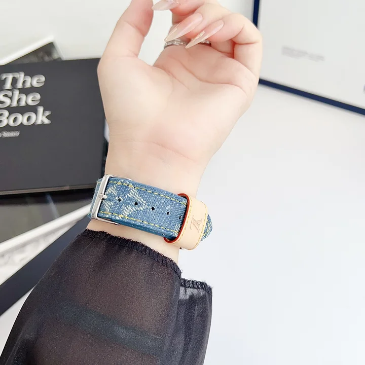 ルイヴィトン Apple Watchバンド デニム柄
