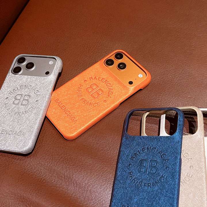 バレンシアガ iphone18proケース レザー調