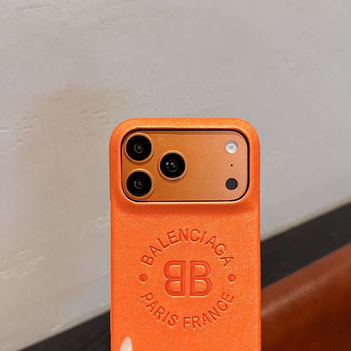 バレンシアガ iphone18proケース レザー調