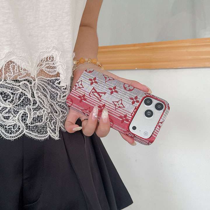 ルイヴィトン 刺繍ロゴ iphone18proケース