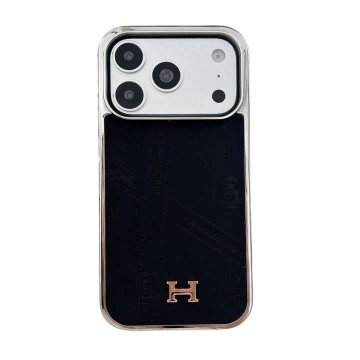 hermes iphone18promaxケース メッキ加工