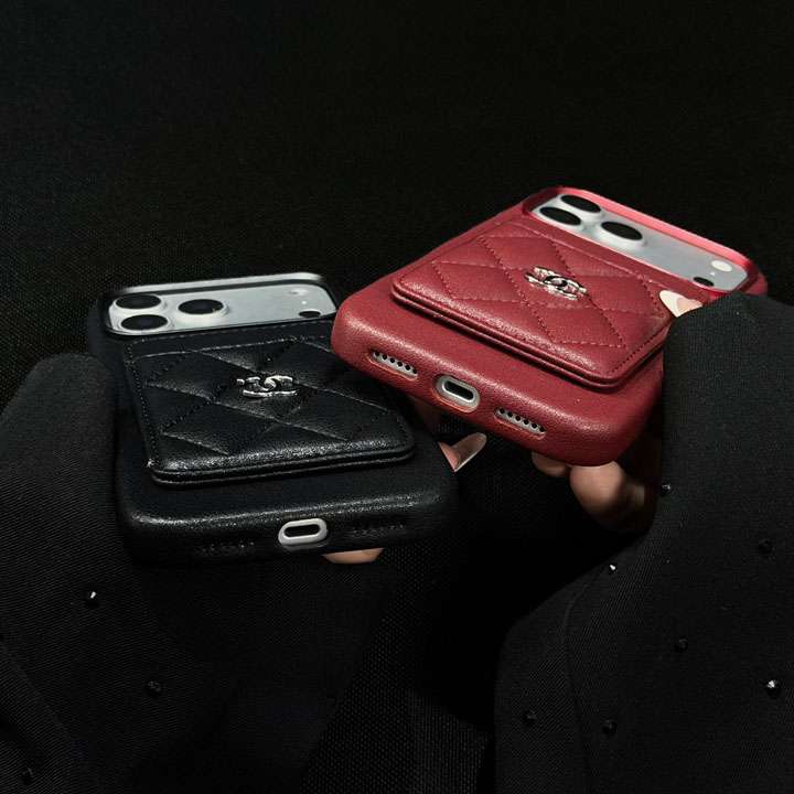 シャネル iphone18proケース マグネット カード収納