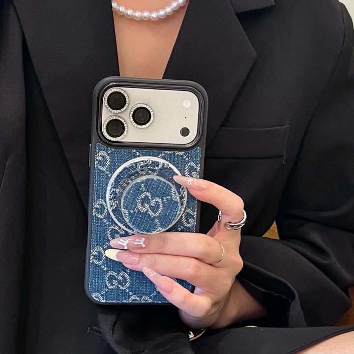 gucci iphone18pro 携帯ケース 丸型 スマホグリップ
