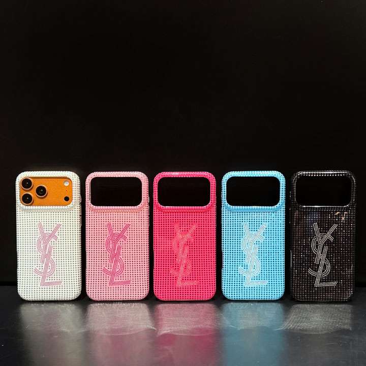 イヴ サンローラン iphone18proケース ラインストーン 付き