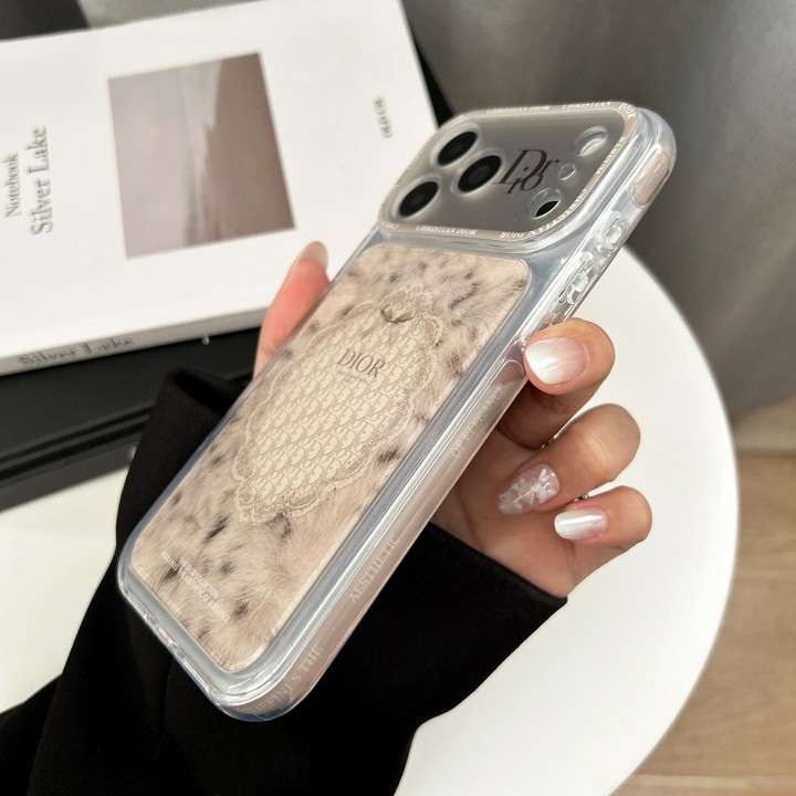ディオール iphone18pro 透明ケース 黄変防止