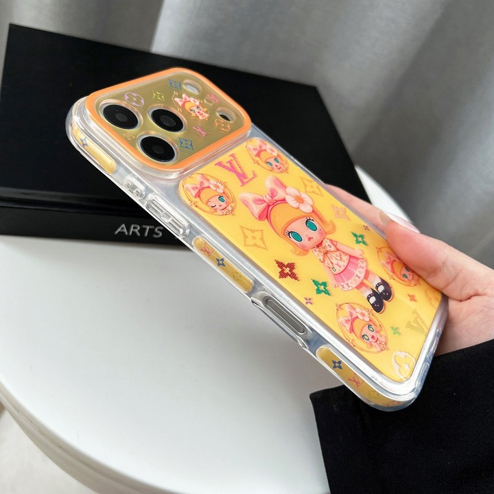 ルイヴィトン iphone18promax携帯ケース 女の子 イラスト