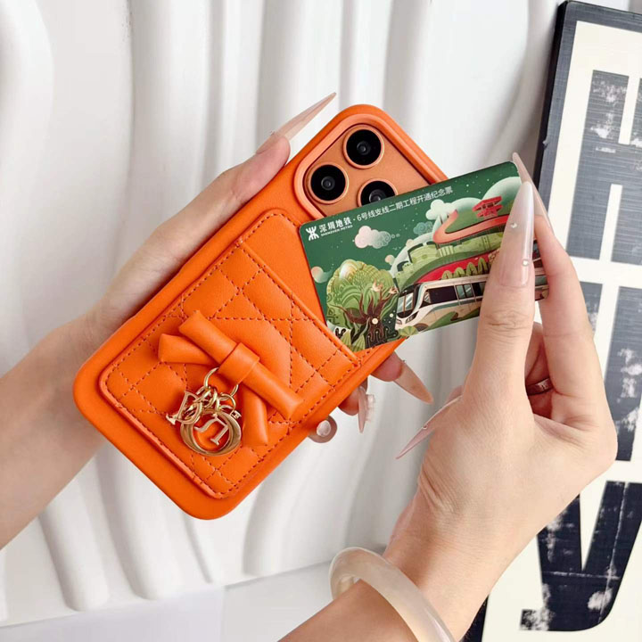 Lady DIOR Dahlia iphone18proケース 背面 収納