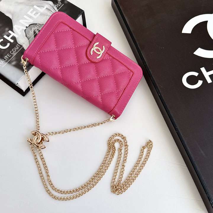 Chanel iphone18promaxケース フラップウォレット