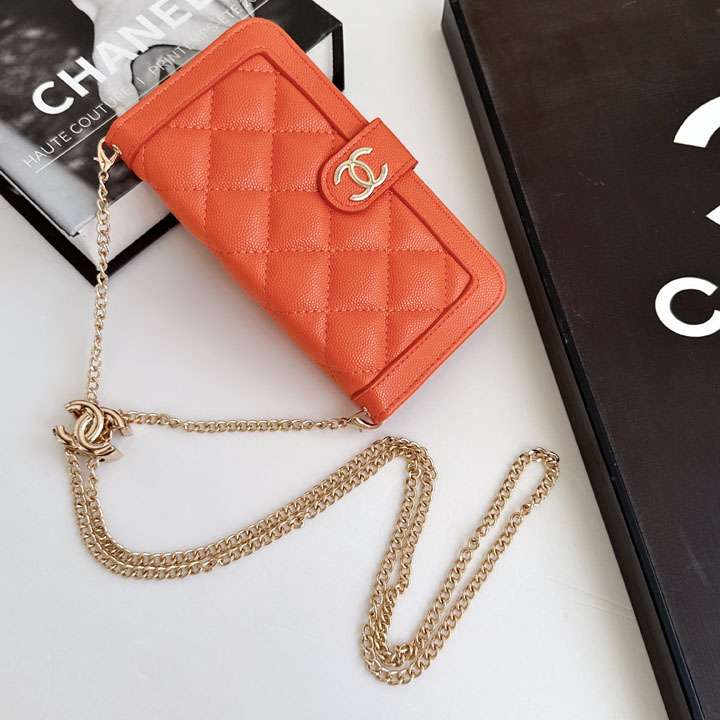 手帳型 スマホケース Chanel