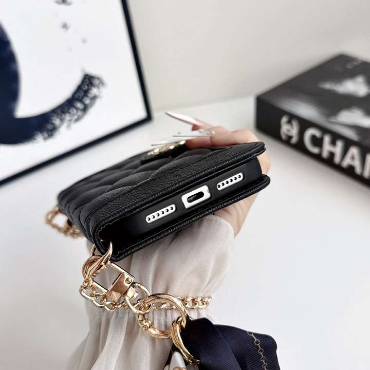手帳型 スマホケース シャネル