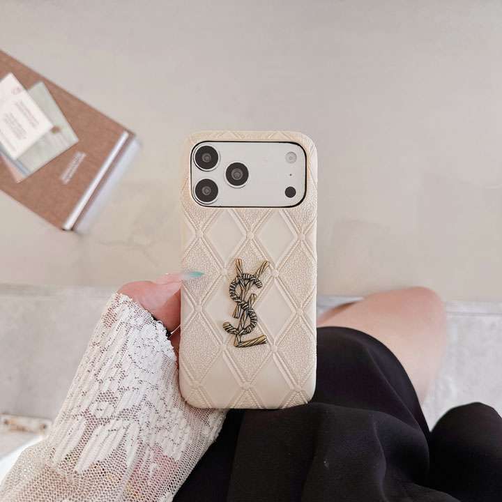 イヴサンローラン iphone18proケース レトロ カサンドラロゴ
