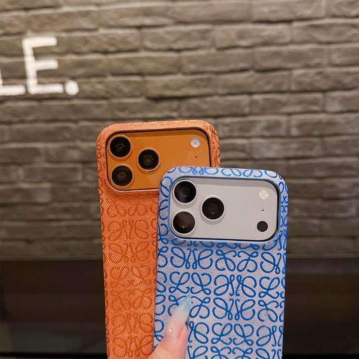 ロエベ iphone18proケース アナグラム フルカバー