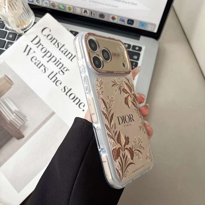 DIOR iphone18proケース 花柄