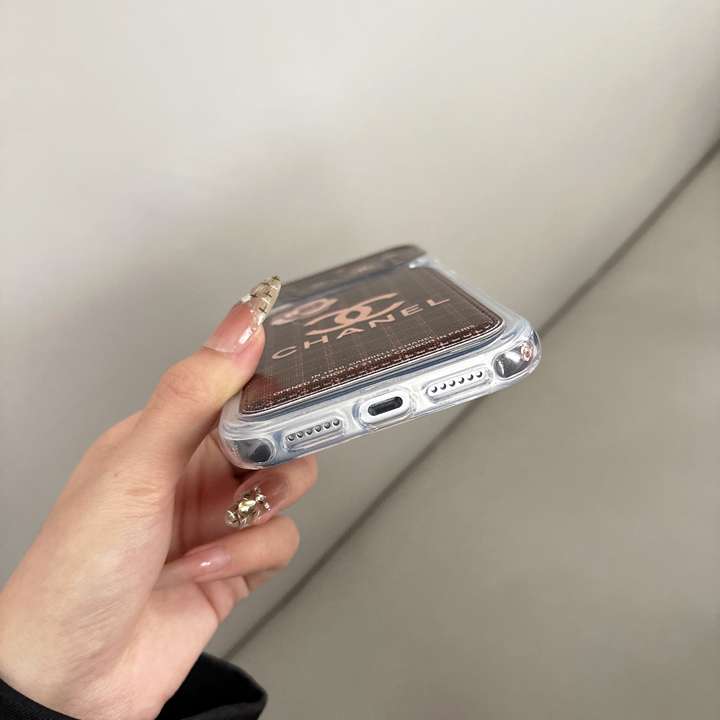 シャネル iphone18proケース TPU+PUレザー