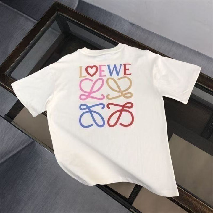ロエベ ホワイト 半袖Tシャツ