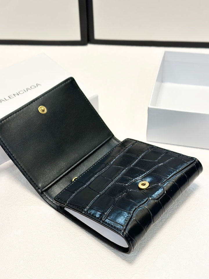BALENCIAGA クロコ ミニ 財布