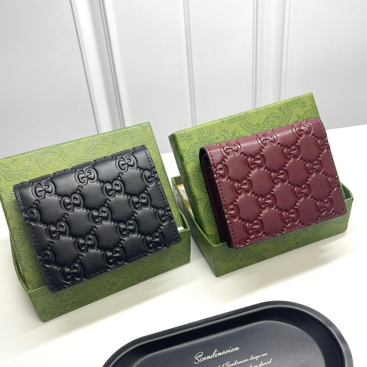 GUCCI シマレザー 財布