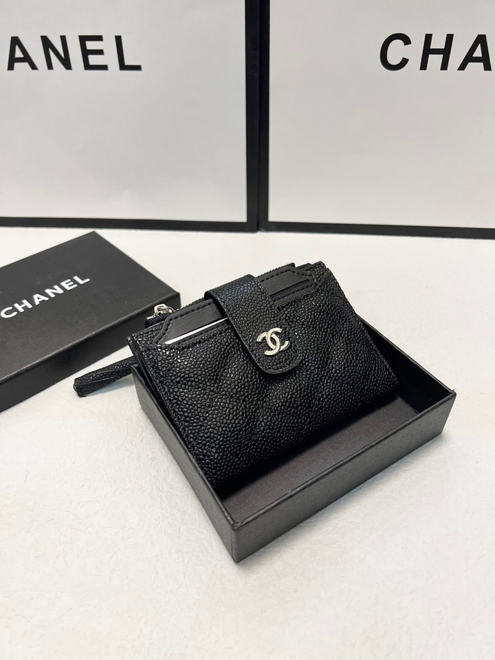 シャネル レディース 財布 ブラック