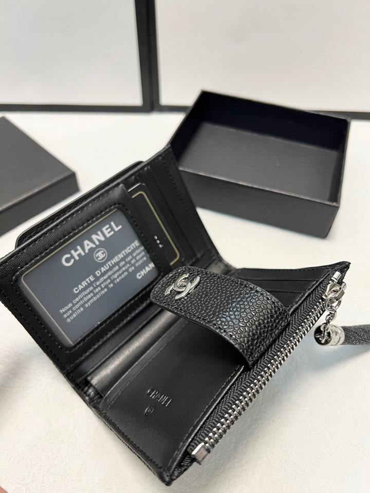 chanel 財布 レザー レディース