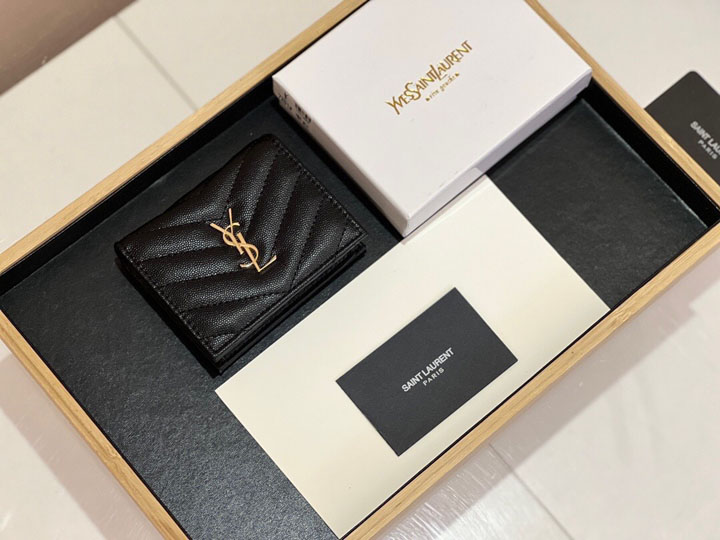 YSL ロゴ コンパクト ウォレット