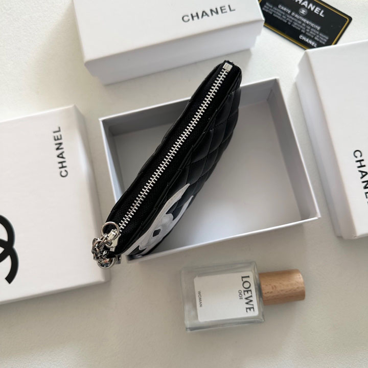 chanel キーリング付 財布 ポーチ