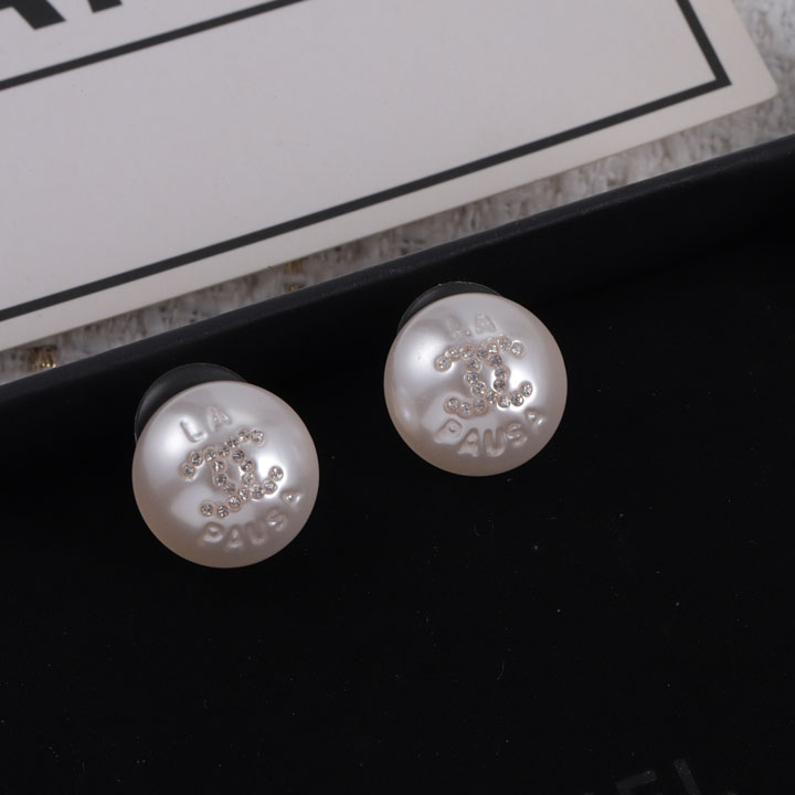 シャネル 一粒パール ピアス