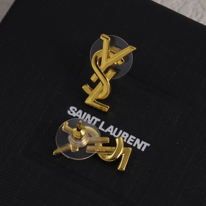 YSL ピアス シルバー