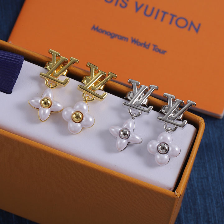 LV フローラグラム ピアス