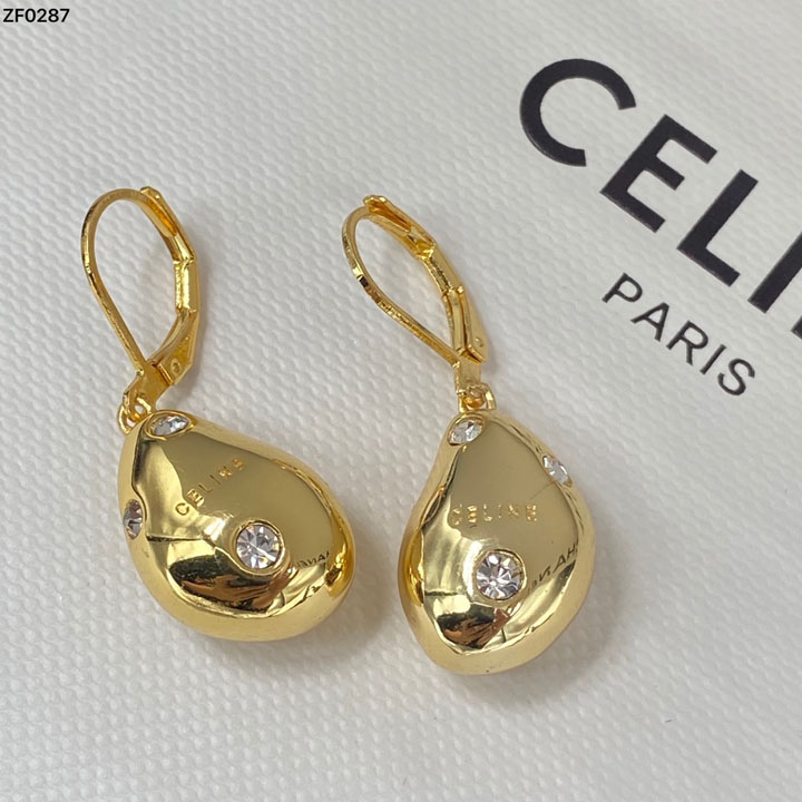 CELINE ゴールド イヤリング