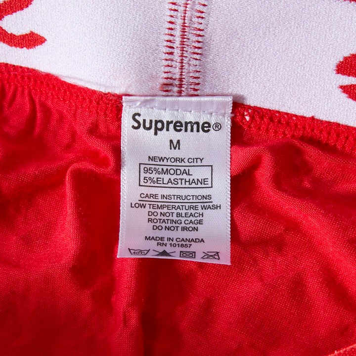 LV x Supreme 前閉じメンズパンツ